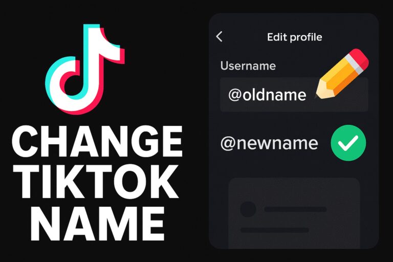 change name on tiktok