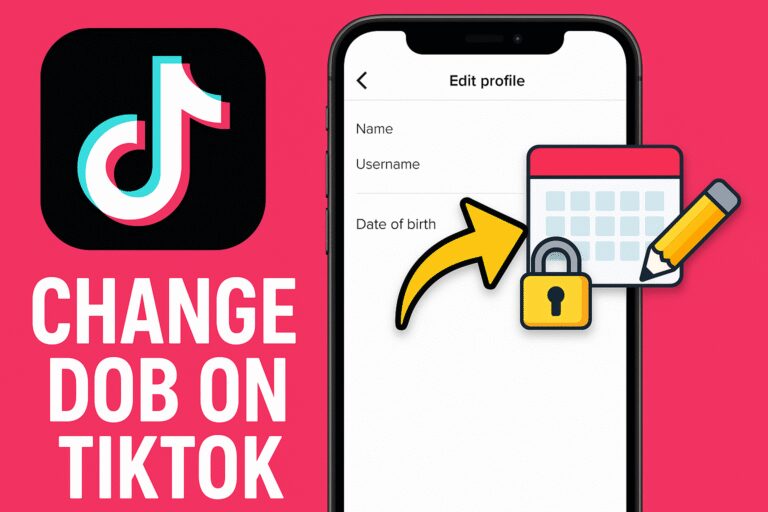 change date of birth tiktok
